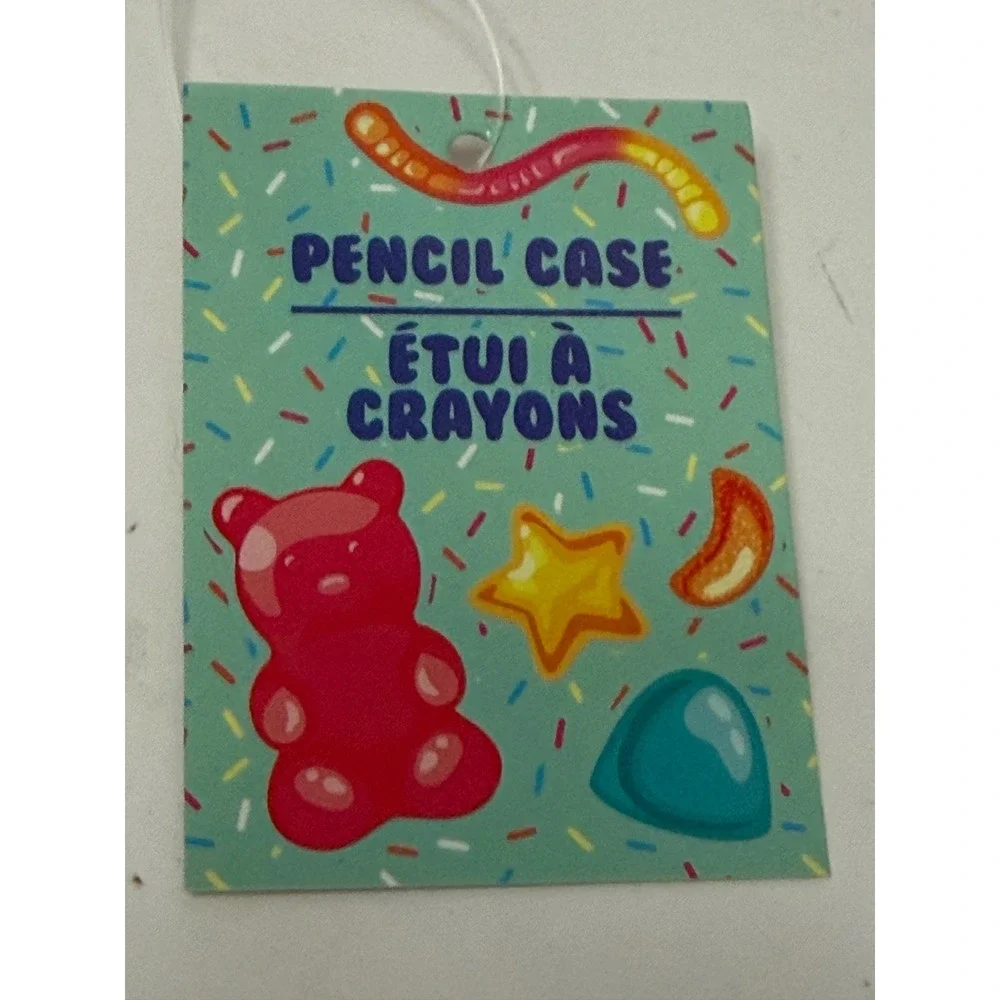 Gummy Bear Stationery Set Clipboard Pencil Pouch Pens Erasers Keychain Bundle